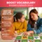QUOKKA 104 Food Flash Cards Set – Kids and Adults Vocabulary Builder for ABA Therapy, Early Childhood Education, and ESL Teaching – Picture Cards for Speech Therapy and Vocabulary Building Activities